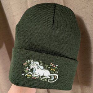 Last Unicorn Inspired Knit Beanie